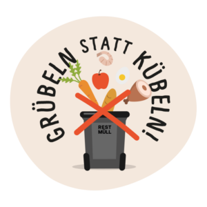 Grübeln statt kübeln Button